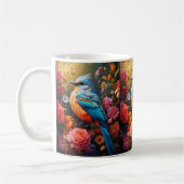 Whimsical Nature Blue Bird No. 4 Kaffeetasse (Links)