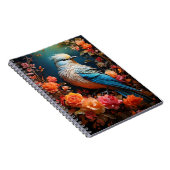 Whimsical Nature Blue Bird Notizblock (Rechte Seite)