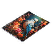 Whimsical Nature Blue Bird Notizblock (Linke Seite)