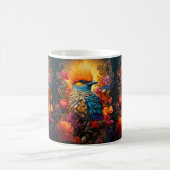 Whimsical Nature Blue Bird Nr. 2 Kaffeetasse (Mittel)