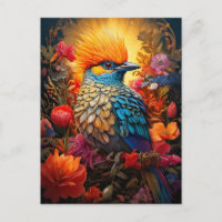 Whimsical Nature Blue Bird Nr. 2