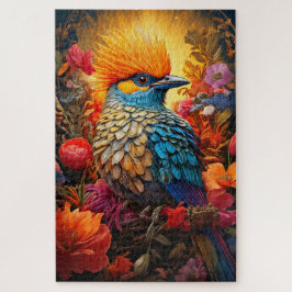 Whimsical Nature Blue Bird Nr. 2 Puzzle