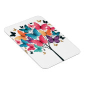 Whimsical Nature Schmetterling Baum des Lebens Magnet (Rechte Seite)