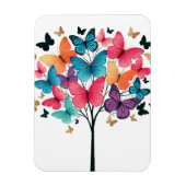 Whimsical Nature Schmetterling Baum des Lebens Magnet (Vertikal)
