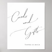 Whimsical Neutral Baby Shower Cards und Geschenke Poster (Vorne)