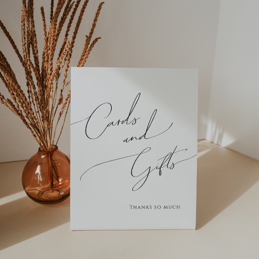 Whimsical Neutral Baby Shower Cards und Geschenke Sockelschild