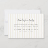 Whimsical Neutral herunterladbare Bücher für Babyk Einladung (Vorderseite)