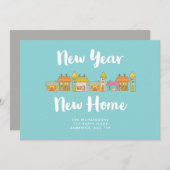 Whimsical New Year New Zuhause Ankündigung (Vorne/Hinten)