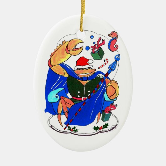 Whimsical Niedlich Alaska Wildlife Keramik Ornament (Vorne)