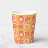 Whimsical Niedlich Apple Pattern Baby Dusche Pappbecher (Rechts)