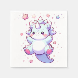 Whimsical Niedlich Dinosaur Baby Dusche Serviette