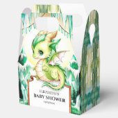 Whimsical Niedlich Dragon Baby Dusche Geschenkschachtel (Geöffnet)
