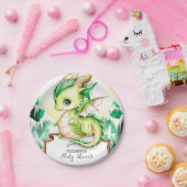 Whimsical Niedlich Dragon Baby Dusche Pappteller (Party)