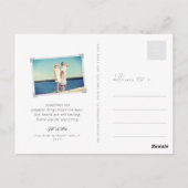 Whimsical Niedlich Elephant Family in Forest Trees Postkarte (Rückseite)