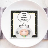 Whimsical Niedlich Heilige Kuh Happy Birthday Part Serviette