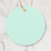 Whimsical Niedlich Honeycomb personalisiert Baby D Geschenkanhänger (Rückseite)