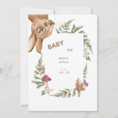 Whimsical Niedlich Rabbit Baby Shower Einladung (Vorderseite)