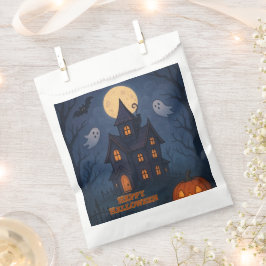 Whimsical Niedlich Spooky Spuk House | Halloween- Geschenktütchen