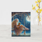 Whimsical Night mit meiner Dackel zum Herunterlade Karte (Gelbe Blume)