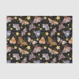 Whimsical Night Moth Butterfells Imitate Gold Star Seidenpapier