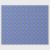 Whimsical Night Sky Muster Geschenkpapier (Flach)