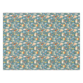 Whimsical Nordic Christmas Gnomes mit Tieren Tischdecke (Vorderseite (Horizontal))