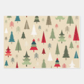 Whimsical Nordic Christmas Ornaments Geschenkpapier Set (Vorderseite 2)