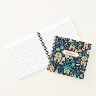 Whimsical Nordic Houses Notizblock