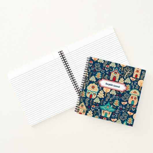 Whimsical Nordic Houses Notizblock (Innenseite)