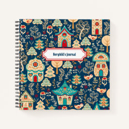 Whimsical Nordic Houses Notizblock