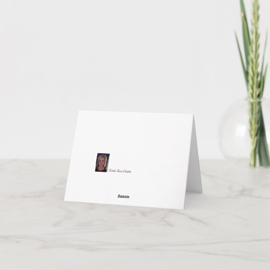 Whimsical Note Card, Gruß, Einladung (Rückseite)