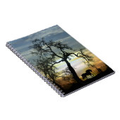 Whimsical-Notebook für Pferde und Eichen Notizblock (Rechte Seite)