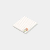 Whimsical Notebook Girl Art Collection Post-it Klebezettel (angewinkelt)