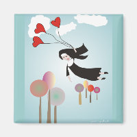 Whimsical Nun Art Geschenke