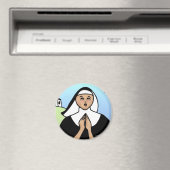 Whimsical Nun Magnet (In Situ (Geschirrspüler))