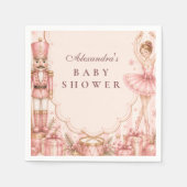 Whimsical Nutcracker-Baby-Shower Serviette (Vorderseite)