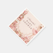 Whimsical Nutcracker-Baby-Shower Serviette (Ecke)