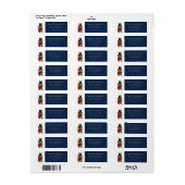 Whimsical Nutcracker in blau (Vorne)