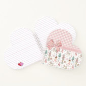 Whimsical Nutcracker Pastell Pink Weihnachtsballet Notizblock (Innenseite)