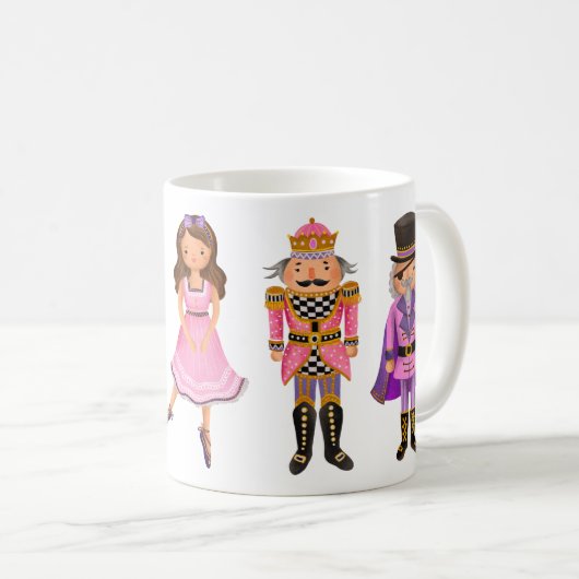 Whimsical Nutcracker Sugar Plum Fairy Clara Kaffeetasse (VorderseiteRechts)