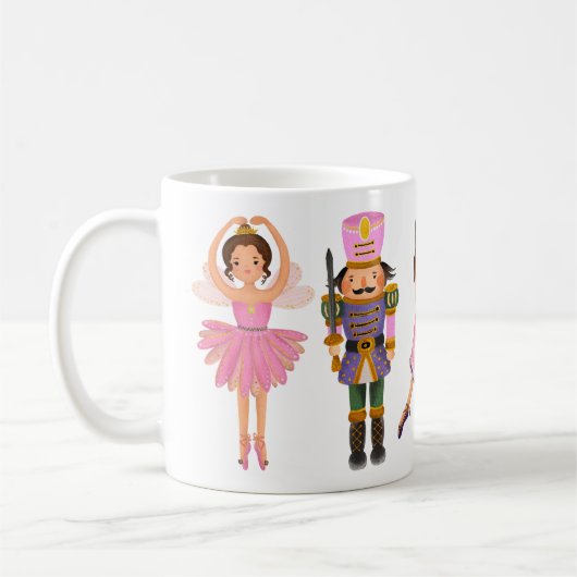 Whimsical Nutcracker Sugar Plum Fairy Clara Kaffeetasse (Links)