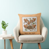 "Whimsical Nutty Squirrel Activity" Kissen (Stuhl )