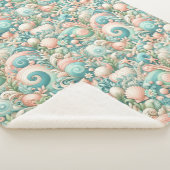 Whimsical Ocean Breeze: Pastelsee-Wirbel in Cotta Sherpadecke (3/4)