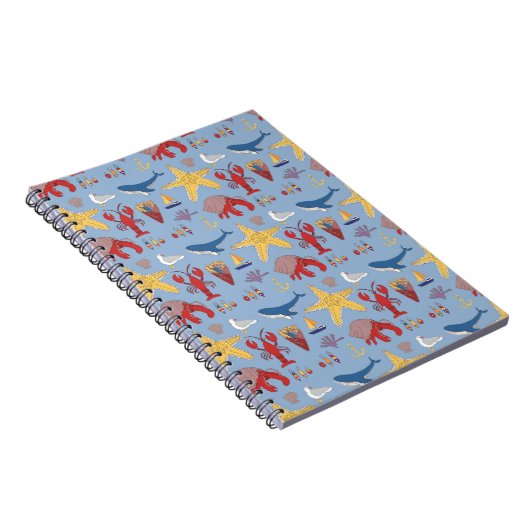 Whimsical Ocean Notebook Notizblock (Rechte Seite)