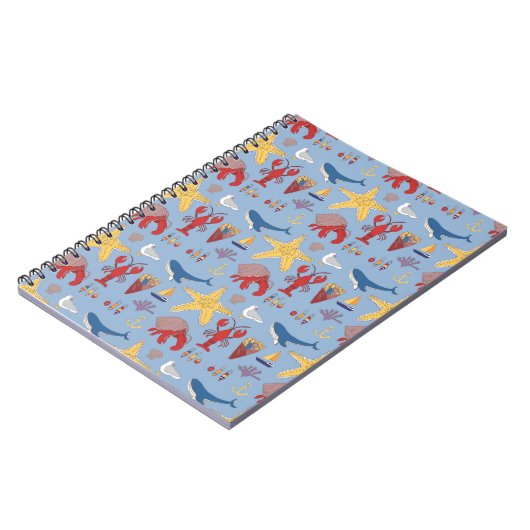 Whimsical Ocean Notebook Notizblock (Linke Seite)