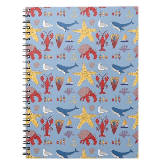 Whimsical Ocean Notebook Notizblock (Vorderseite)