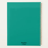 Whimsical Octopus Oil Painting Nautical Beach Planer (Rückseite)