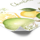 Whimsical Off the Market Brautdusche Willkommen Poster (Ecke)