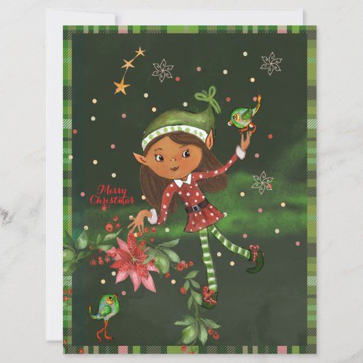 Whimsical Official Letter from Santa Desk with Elf (Rückseite)