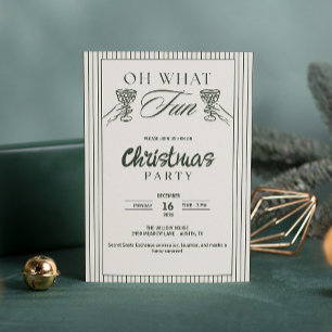 Whimsical Oh Was Für Ein Spaß Cocktail Weihnachtsf Feiertagskarte